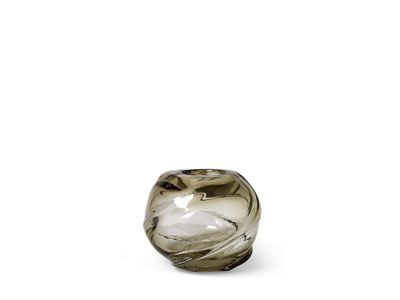 WATER SWIRL VASE ROUND