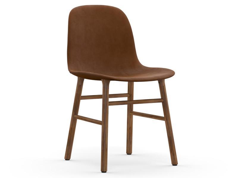 FORM CHAIR WOOD BASE FULL UPHOLSTERY