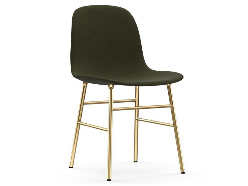 FORM CHAIR STEEL BASE FULL UPHOLSTERY