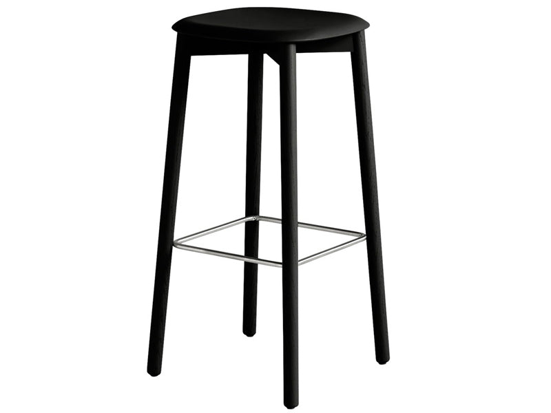 SOFT EDGE 82 BAR STOOL WOOD BASE