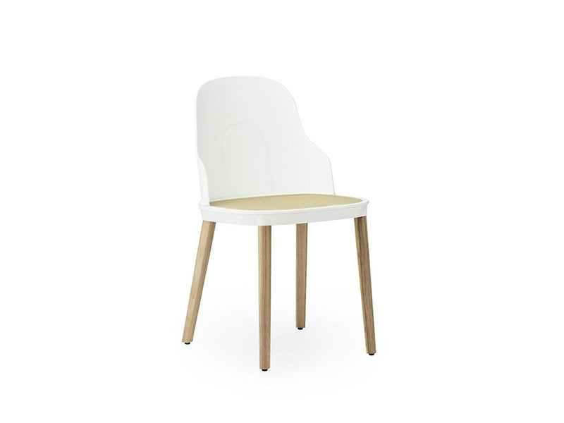 ALLEZ CHAIR MOLDED WICKER SEAT OAK