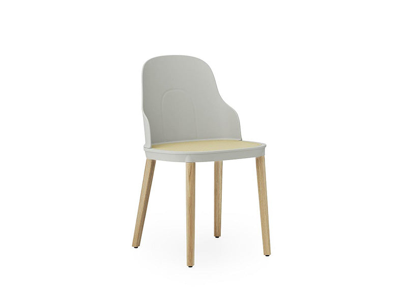 ALLEZ CHAIR MOLDED WICKER SEAT OAK