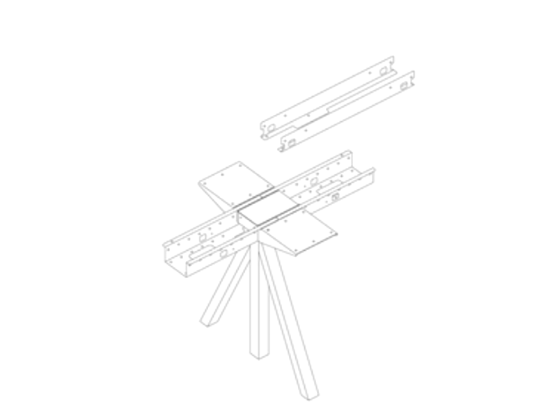 STRING WORKS HEIGHT ADJUSTABLE TABLE FRAME