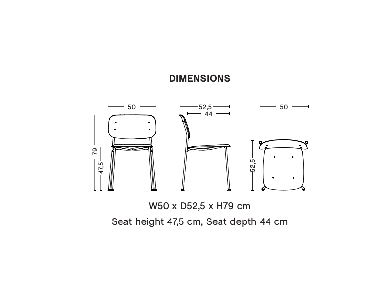 SOFT EDGE 40 CHAIR TUBE BASE SEAT UPHOLSTERY