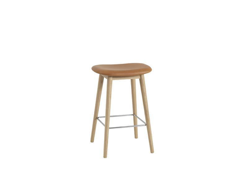 FIBER COUNTER / BAR STOOL WOOD BASE FULL UPHOLSTERY