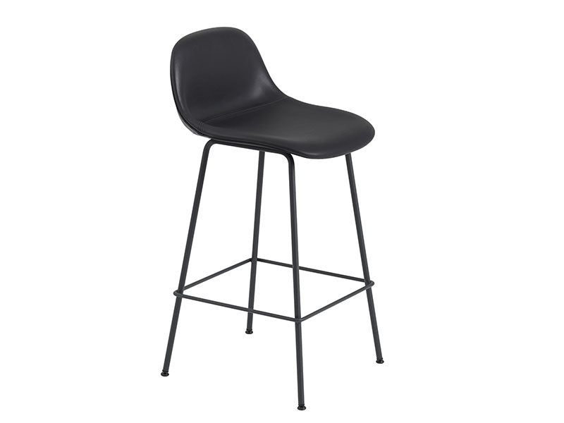 FIBER COUNTER / BAR STOOL WITH BACKREST TUBE BASE FULL UPHOLSTERY