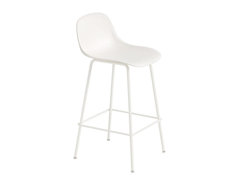 FIBER COUNTER STOOL TUBE BASE WITH BACKREST