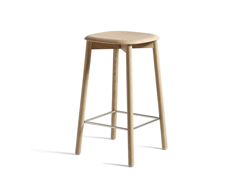 SOFT EDGE 82 BAR STOOL WOOD BASE