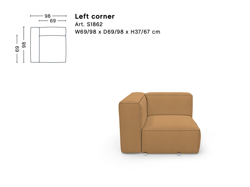 MAGS SOFT LOW ARMREST MODULE