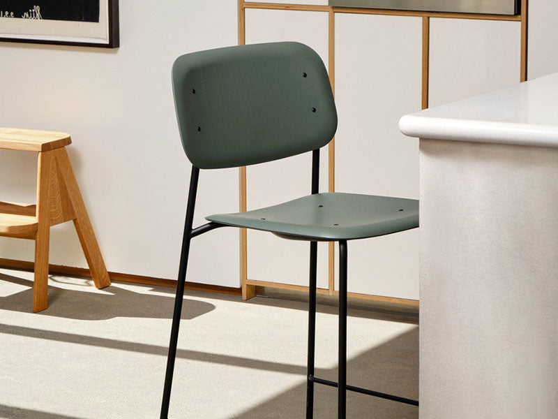 SOFT EDGE 90 BAR STOOL BR TUBE BASE