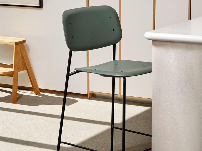 SOFT EDGE 95 BAR STOOL BR P TUBE BASE