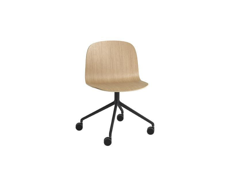 VISU WIDE CHAIR SWIVEL BASE W. CASTORS