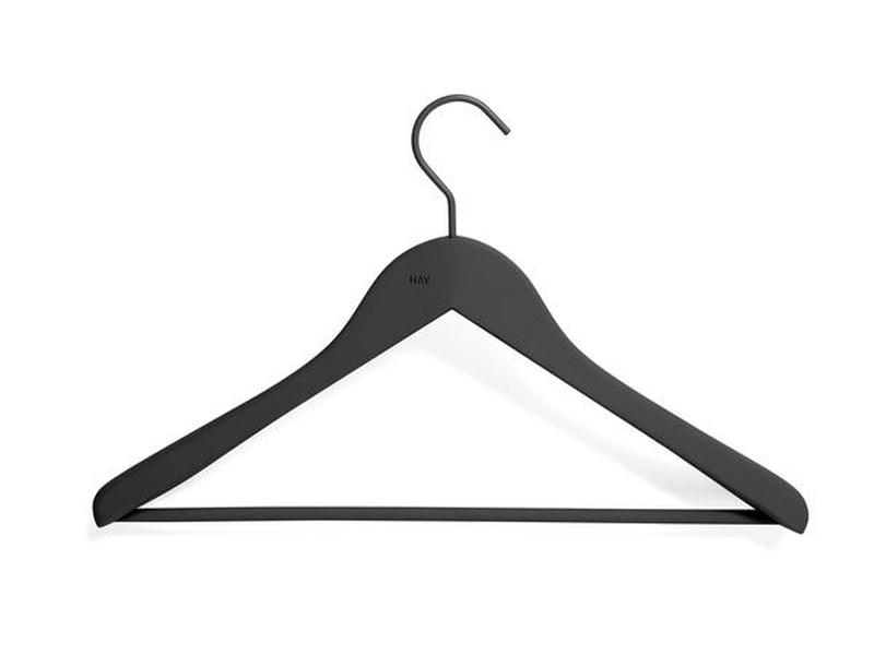 SOFT COAT HANGER W BAR 4 PCS