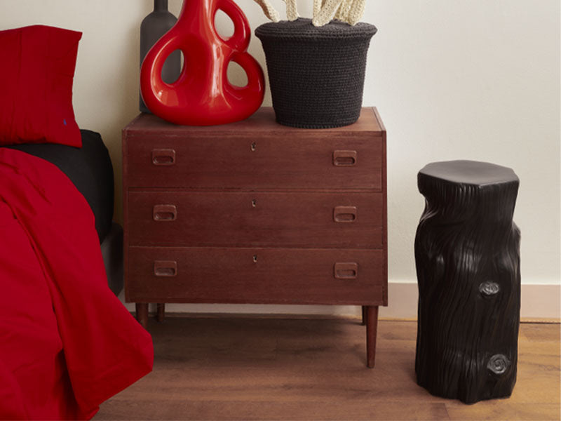 TREE TRUNK SIDE TABLE